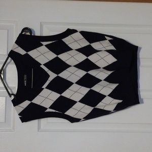 Shein Argyle Sweater Vest